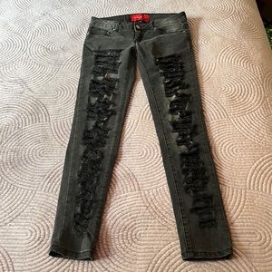 Akira Ripped Skinny Jeans